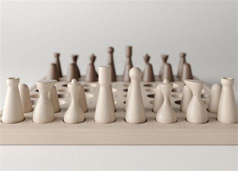 2 chess sets with a minimalistic and alluring twist - DesignWanted : DesignWanted