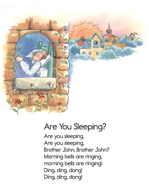 Are you sleeping nursery rhyme - retercrew