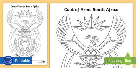 Colombian Coat Of Arms Coloring Pages