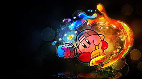 Kirby Paint Wallpaper by Sasori640 on DeviantArt