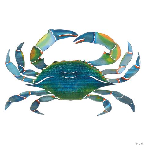 Blue crab metal wall art | Oriental Trading