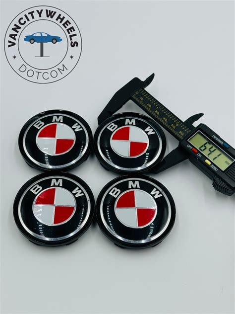 Premium 4Pcs BMW Wheel Center Caps in Varied Sizes and Wheel Cap Base Colors – Vancity Wheels