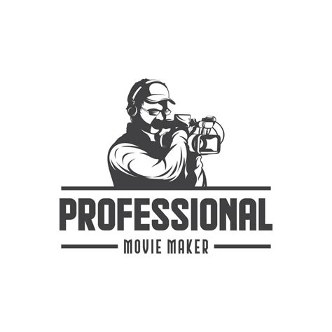 Professional Movie Maker Logo Design Template Inspiration 14796883 Vector Art at Vecteezy