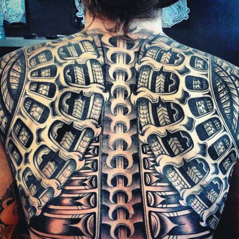 60 Tribal Back Tattoos For Men - Bold Masculine Designs