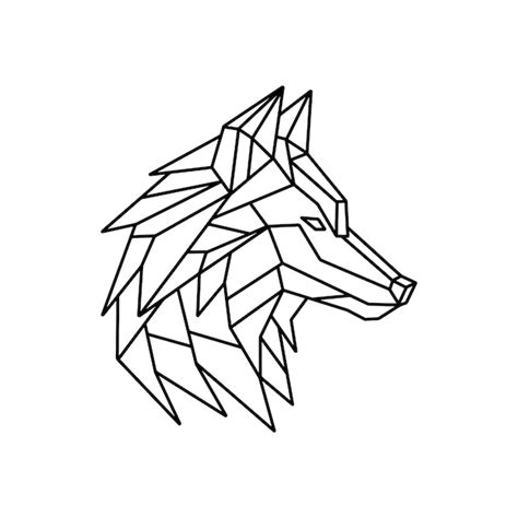 Premium Vector | Wolf head logo design vector