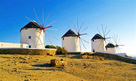 Mykonos Windmills (Kato Mili) in Greece - Mykonos Traveller