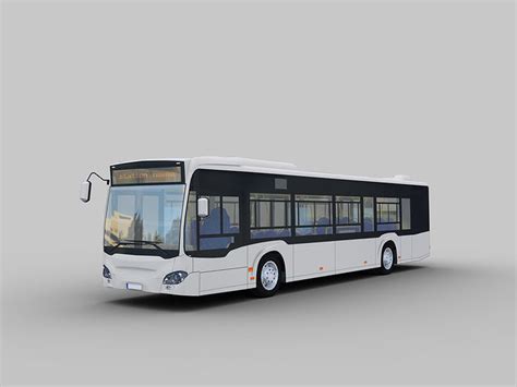 3D model Lowpoly City Bus with interior VR / AR / low-poly | CGTrader