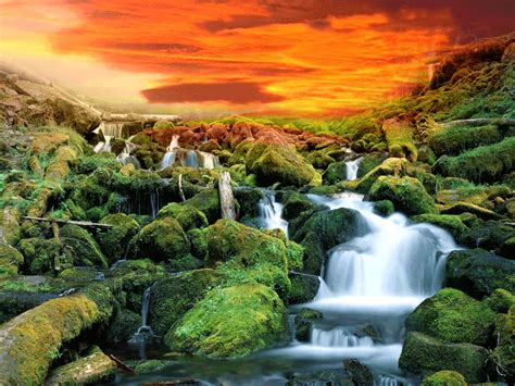 Moving Waterfall Wallpaper | Video Description: Full download at http ...