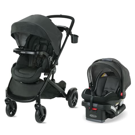 Graco Modes2Grow Baby Stroller & SnugRide Infant Car Seat Travel System, Tambi - Walmart.com ...