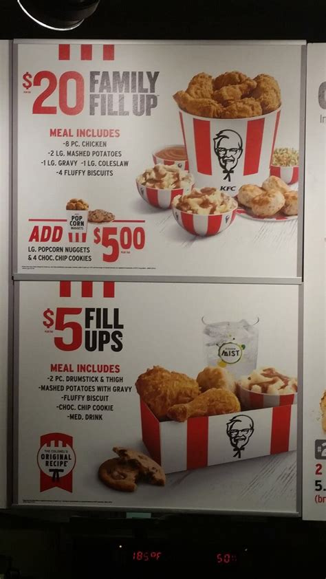 KFC Menu Prices