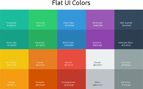 Flat UI Colors - Openclipart