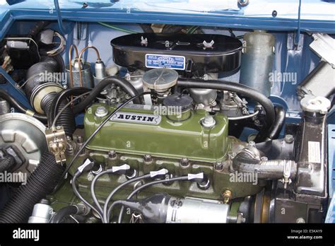 Klassischen Austin Mini Motor Stockfotografie - Alamy