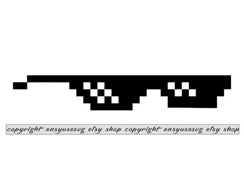 Pixel Glasses SVG Pixel Glasses DXF Pixel Glasses PNG Pixel - Etsy Finland