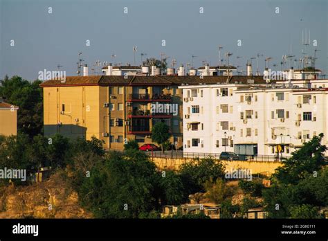 Carmona Spain July 18, 2021 Panoramic view of Carmona called The Bright Star of Europe, the town ...