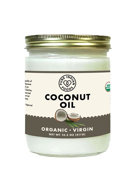 Pure Coconut Oil, Organic & Virgin