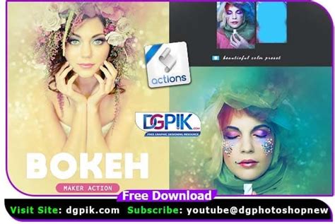 Bokeh Effect Maker Photoshop Action – DGPik