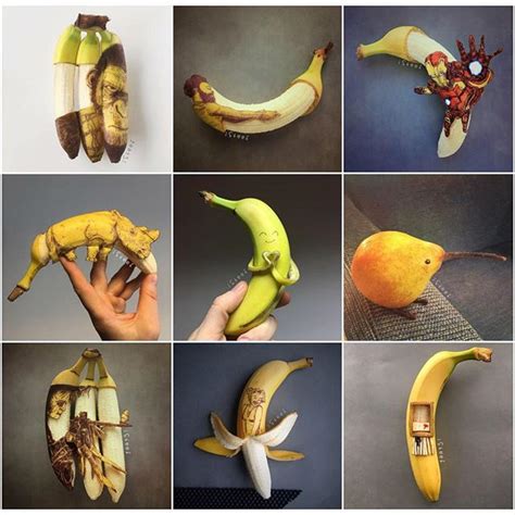 Check Out This Awesome Banana Art - PlayJunkie