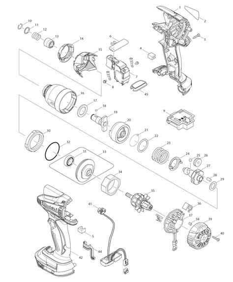 Makita XDT04 Parts List | Makita XDT04 Repair Parts | OEM Parts with Schematic Diagram