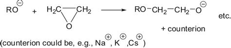 Anionic polymerization of ethylene oxide. | Download Scientific Diagram