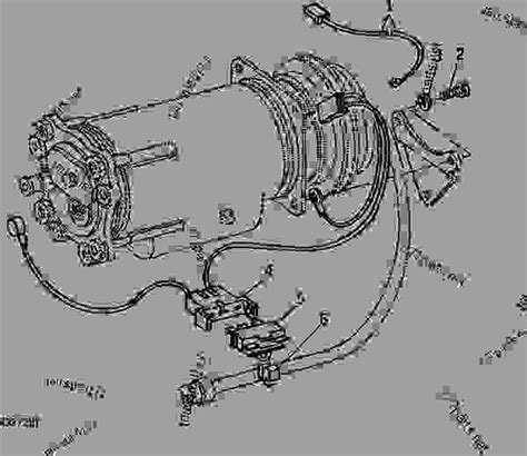 AIR COMPRESSOR WIRING HARNESS [05B13] - TRACTOR John Deere 4640 - TRACTOR - 4640 and 4840 ...