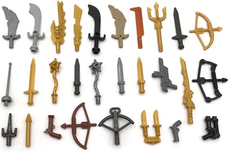 Lego New Minifigure Weapons Swords Crossbow Guns Castle Knight Pieces You Pick! | eBay