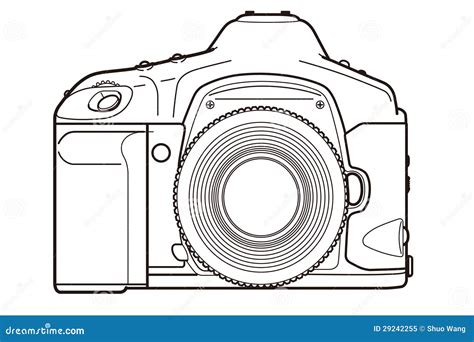 Clip art camera outline