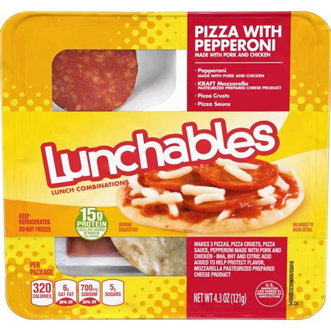 Lunchables Pepperoni Pizza Convenience Meal Reviews 2019