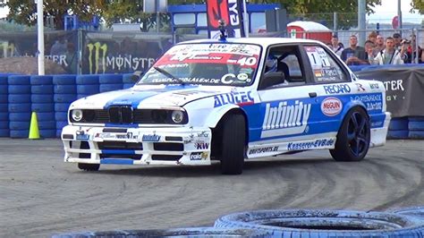 BMW M3 e30 DRIFT Action M Power Coupe Sound Drifts Drifting Challenge Part 5 Tire Smoke - YouTube