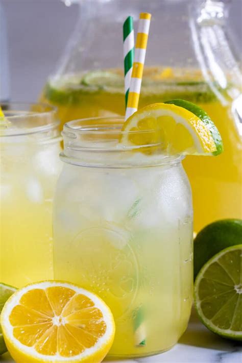 Lemon Lime Vodka Party Punch - Crazy for Crust