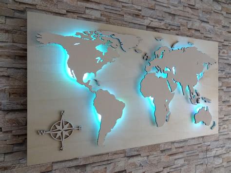 Best World Map 3D Wall Decor Ideas – World Map Blank Printable