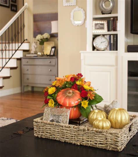 Crafty Texas Girls: Fall Home Decor: Pumpkin Floral Arrangements