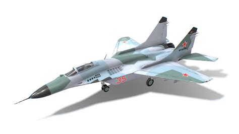 MIG-29 Fulcrum Jet Fighter Aircraft - 3D model by FreakGames [e199e2d] - Sketchfab