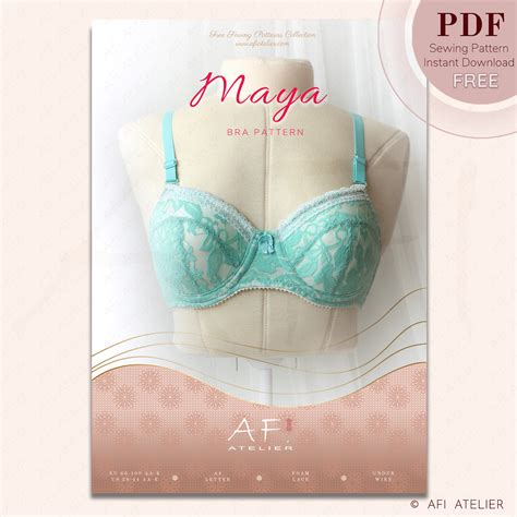 Maya Bra Sewing Pattern – AFI Atelier