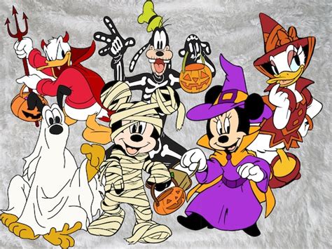 Halloween Mickey Mouse Decoration Character Cut Outs Trick or | Etsy