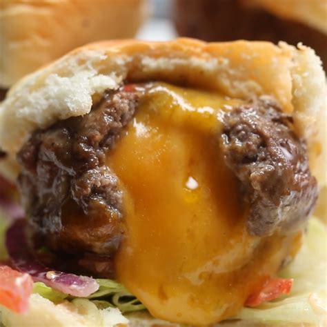 Cheese Burger Recipe With Cheese Inside - Burger Poster