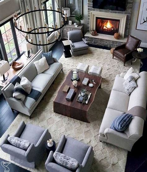 living room with fireplace {678761} #lounge #room #loungeroom Beautiful ...