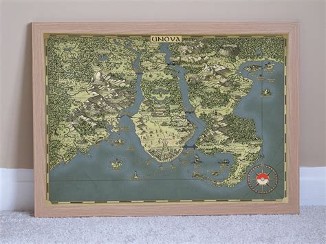 Pokemon Unova Region Map