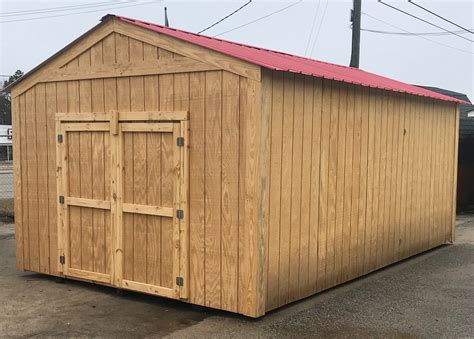 Wood Storage Buildings 12′ x 20′ | Hartsville Lumber & Barns