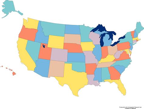 United States Blank Map