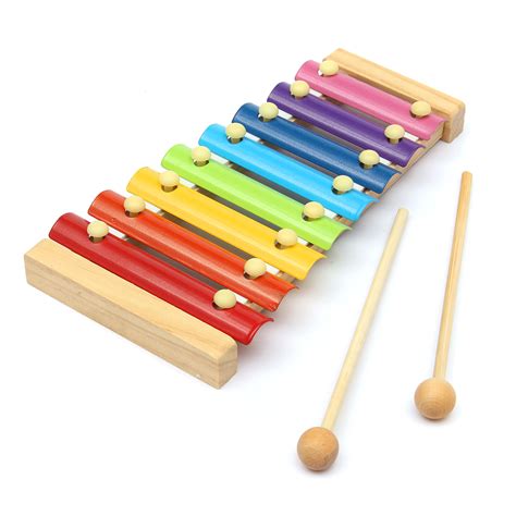 Kids Toys 8 Notes Musical Xylophone Piano Wooden Instrument For Children - Price - 7.19 Euro ...