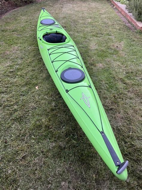 Dagger Stratos 14.5 L Touring Kayak Sea Lakes Rivers Green Used for sale from United Kingdom