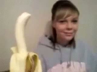 Girl Swallowing Banana Funny GIF - Funny GIFs, Funny Pics, Funny Gags ...