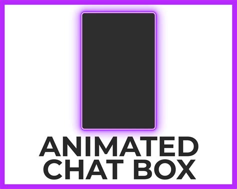 Animated Purple Saber Chat Box, Semi-transparent Light Chat Box Overlay ...