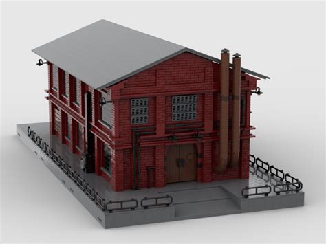 LEGO MOC Railside Brick Factory by dmeltx | Rebrickable - Build with LEGO