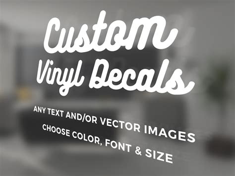 Custom Vinyl Decals - Make Your Own Personalized Decal – VyoletShop