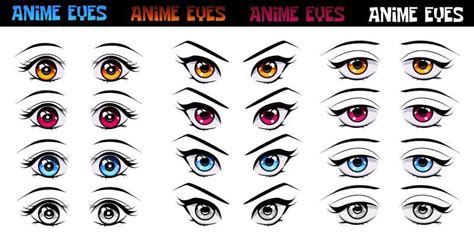 Anime Eyes Vector Art, Icons, and Graphics for Free Download