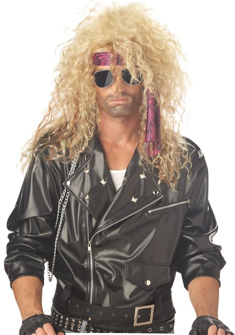 Heavy Metal Rocker Halloween Costume Wig | Party City