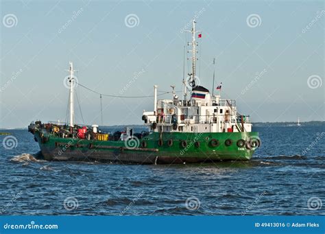 Old Russian Merchant Vessel Near Saint Petersburg Editorial Photo - Image of petersburg, harbour ...