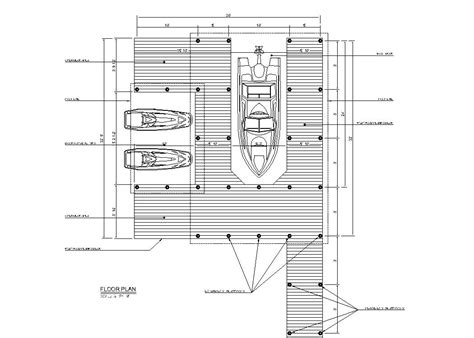 Boat dock design - CAD Files, DWG files, Plans and Details