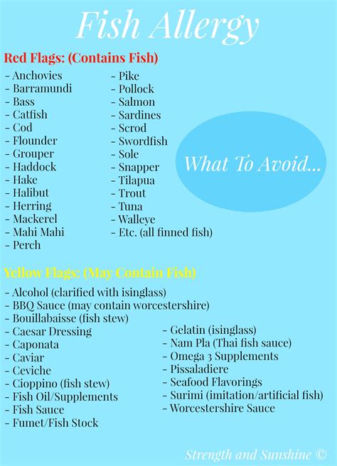 What To Avoid With A Fish Allergy